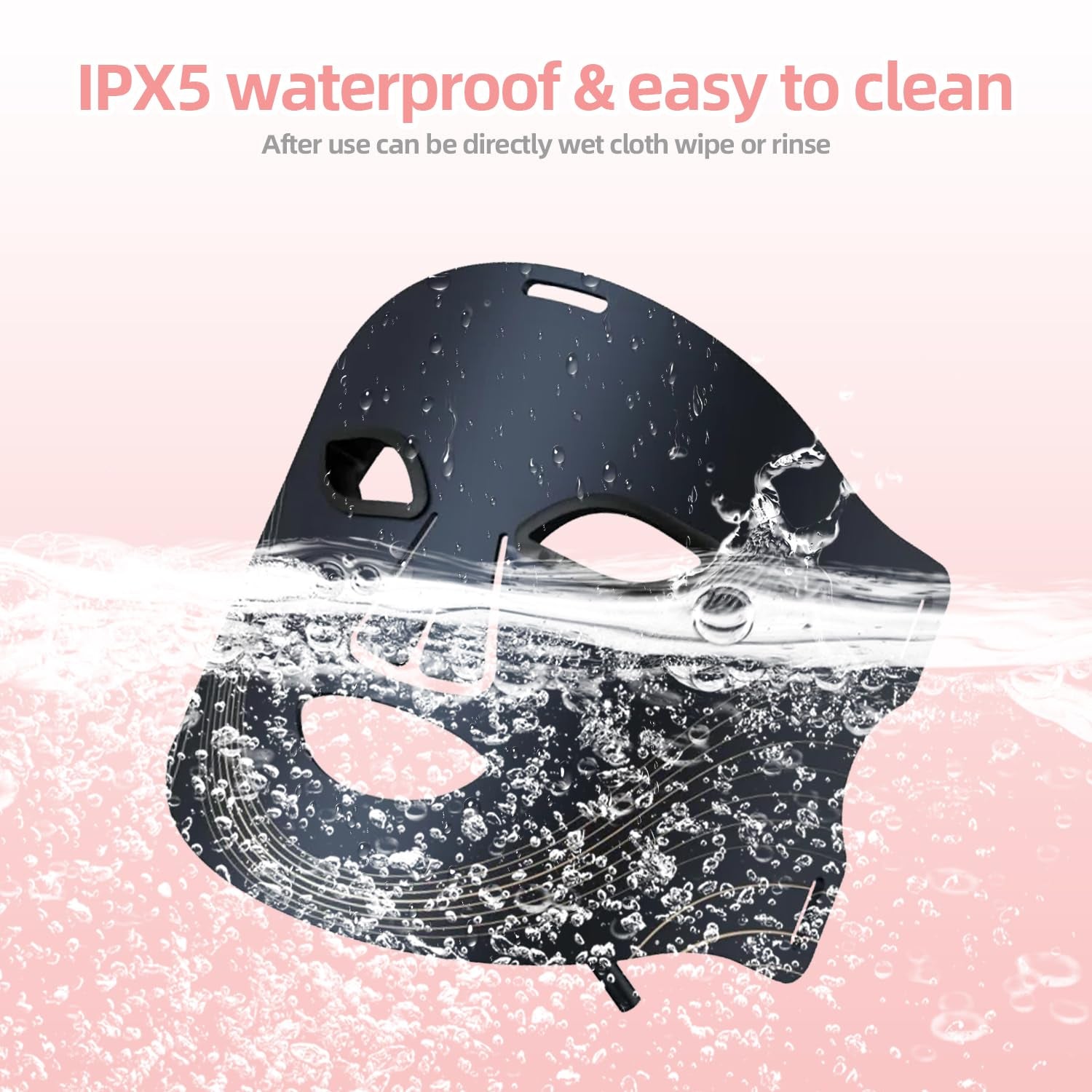 New Red Light Therapy for Face,Blue Red Light Therpy Mask for Face