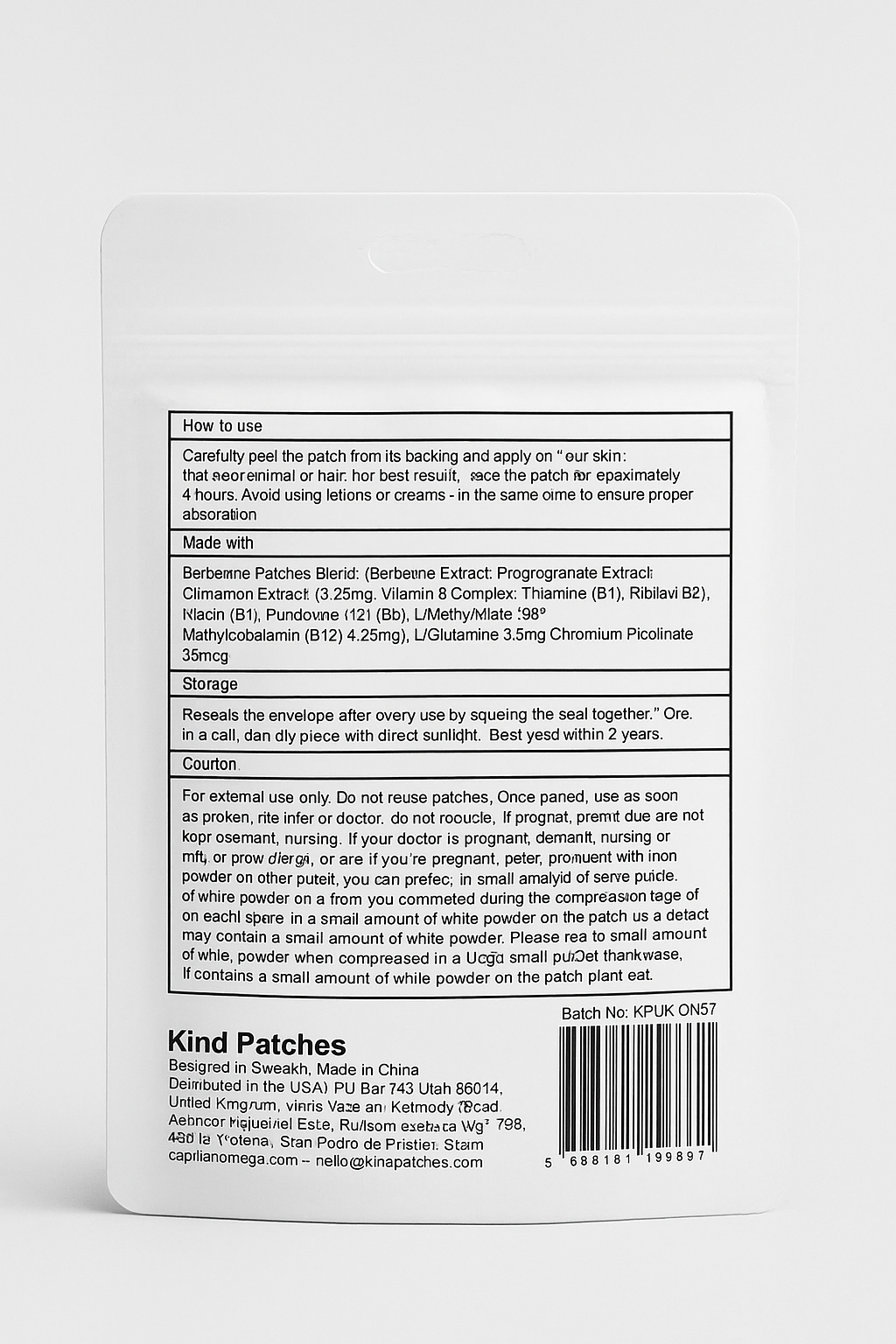 Crave Control Patch (Powered by Berberine Botanicals)