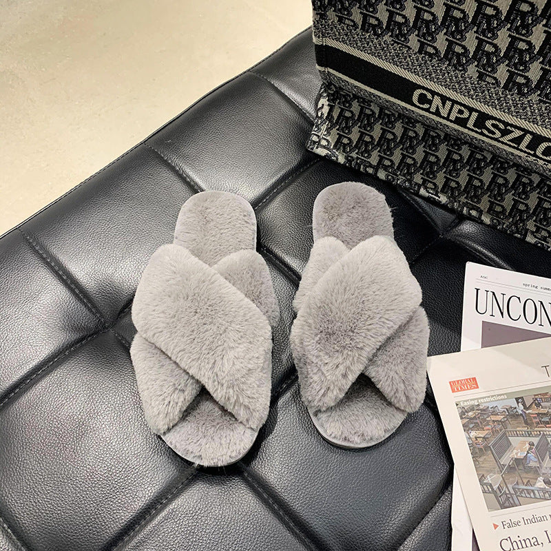 Luxury Cross Band Slippers