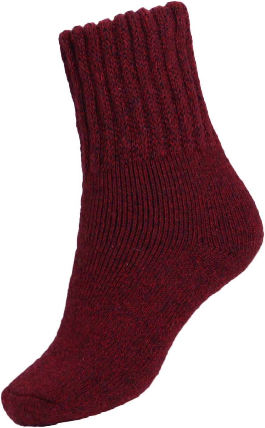 Boot Socks for Women Winter Solid Thick Warm Socks Cozy Crew Socks Christmas Gift