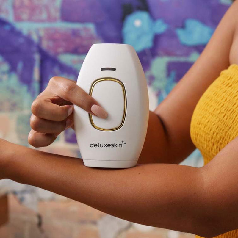 Laser Hair Removal at Home - IPL Hair Removal Device | the Ultimate Skincare Routine for Beautiful, Radiant Skin of Bikini, Legs, Arms, Face, Upper Lips | Facial Hair Removal Handset