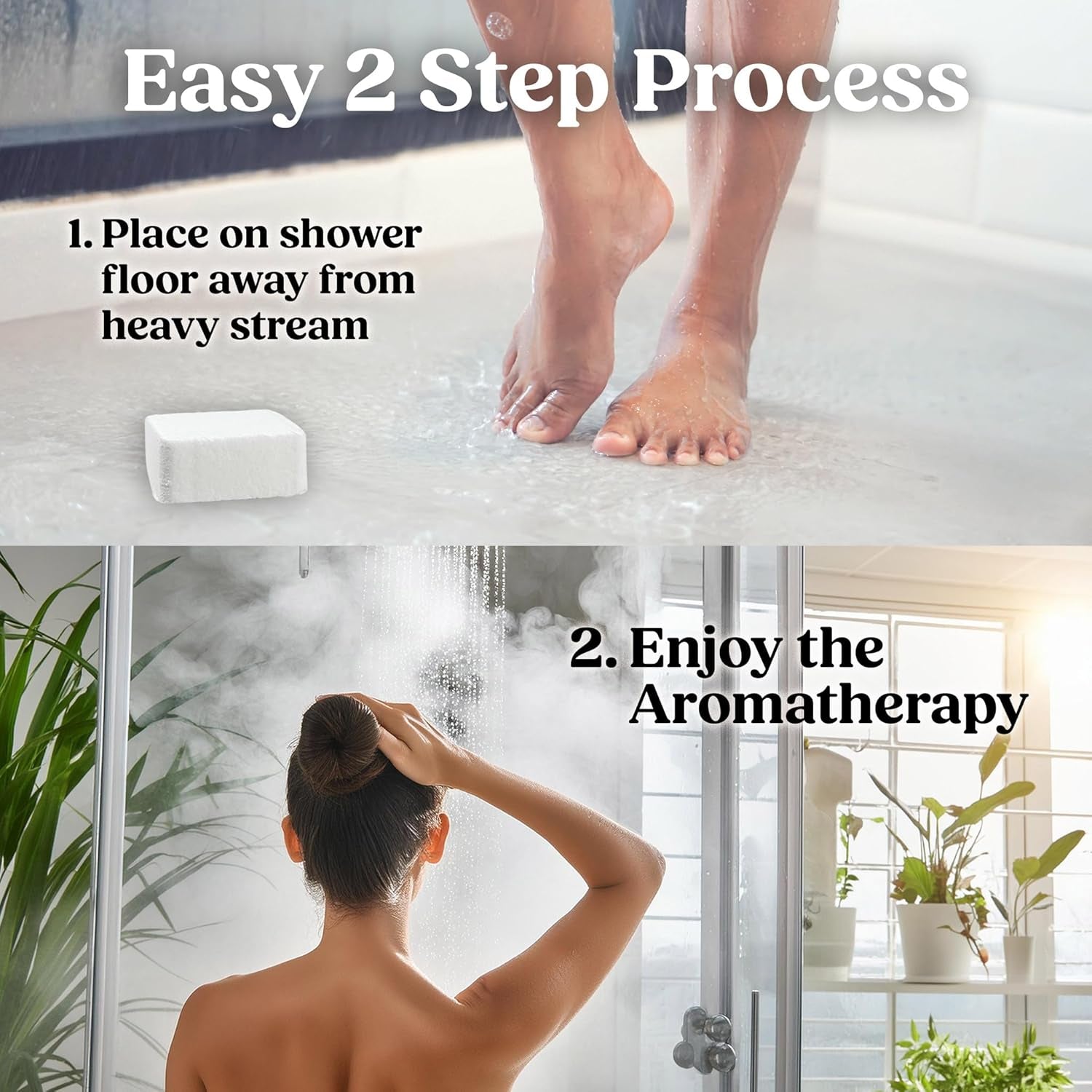 Eucalyptus Shower Steamers Aromatherapy for Women- USA Made - Shower Bombs Aromatherapy for Women, Vapor Shower Tablets Aromatherapy, Menthol Shower Scent Steamers Cold and Flu, Organic Shower Steamer