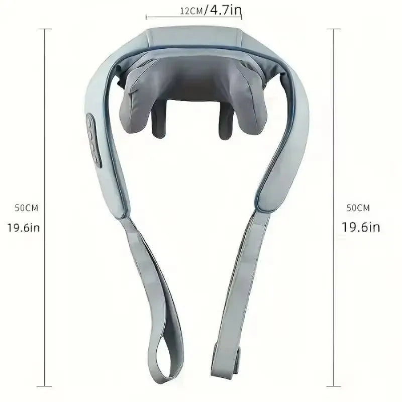 Neck and Back Massager Electric Wireless Neck and Shoulder Massage Arm and Back Body Muscles Relaxation Constant Temperature Hot
