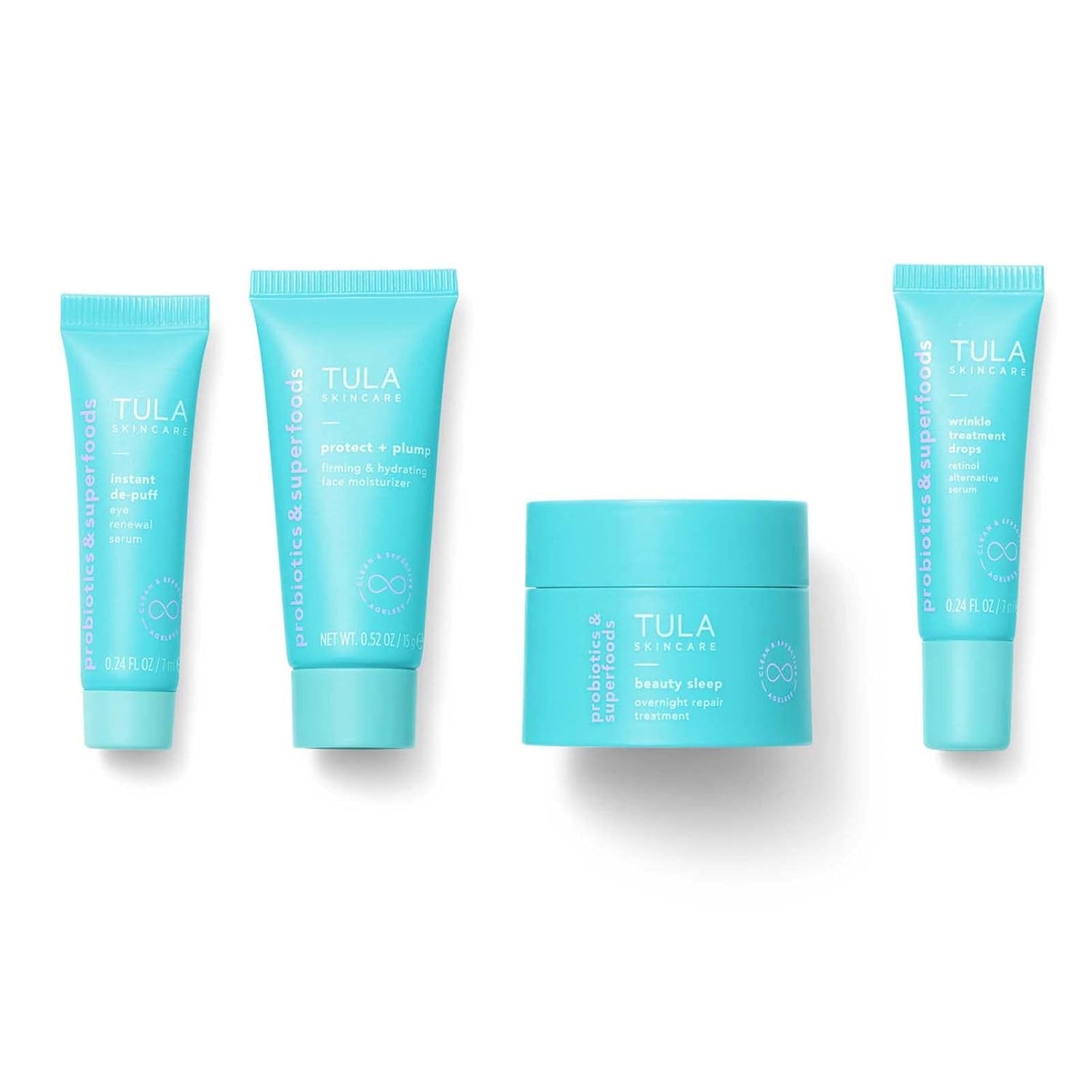 Skin Care Your Best Skin at Every Age Firming & Smoothing Discovery Kit - Wrinkle Treatment, Face Moisturizer, Eye Serum and Overnight Repair Treatment, Anti-Aging, 4-Piece Kit