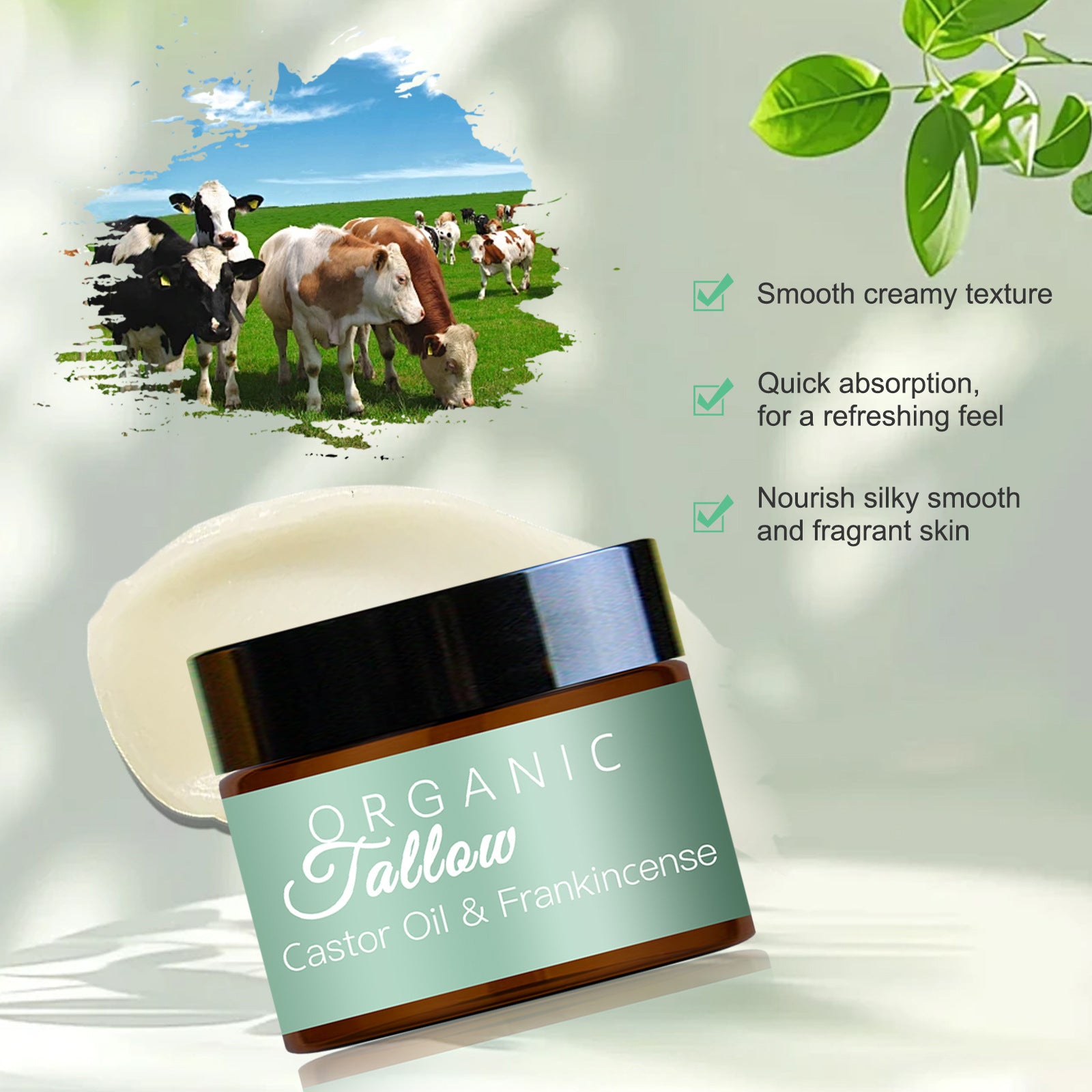 Organic Tallow Moisturizer Cream