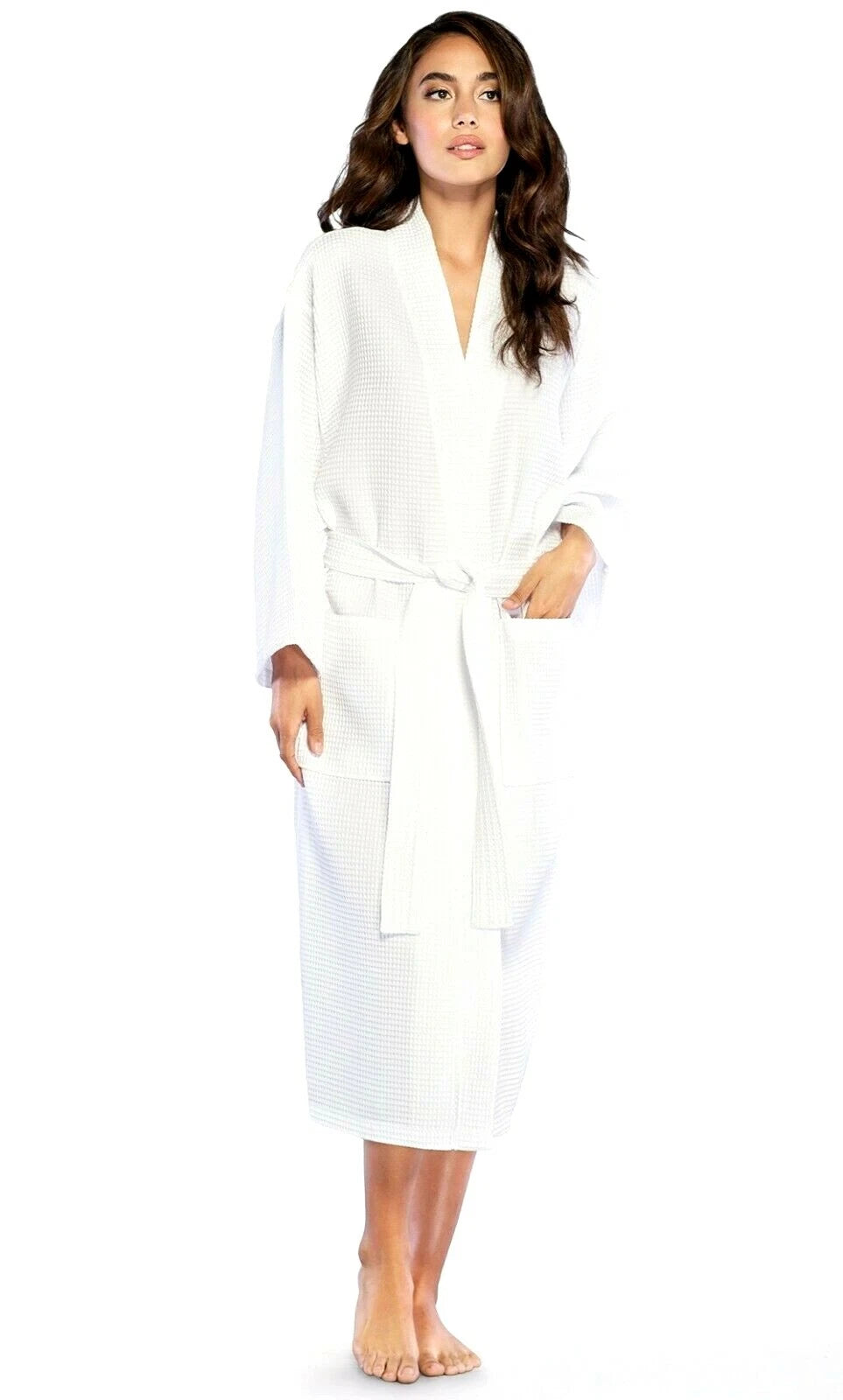 Waffle Lightweight Spa Robe