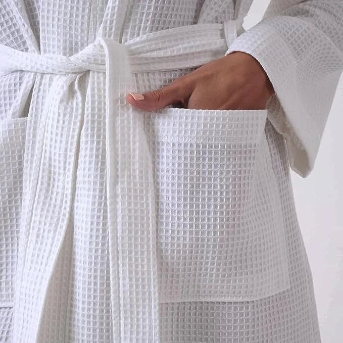 Waffle Lightweight Spa Robe